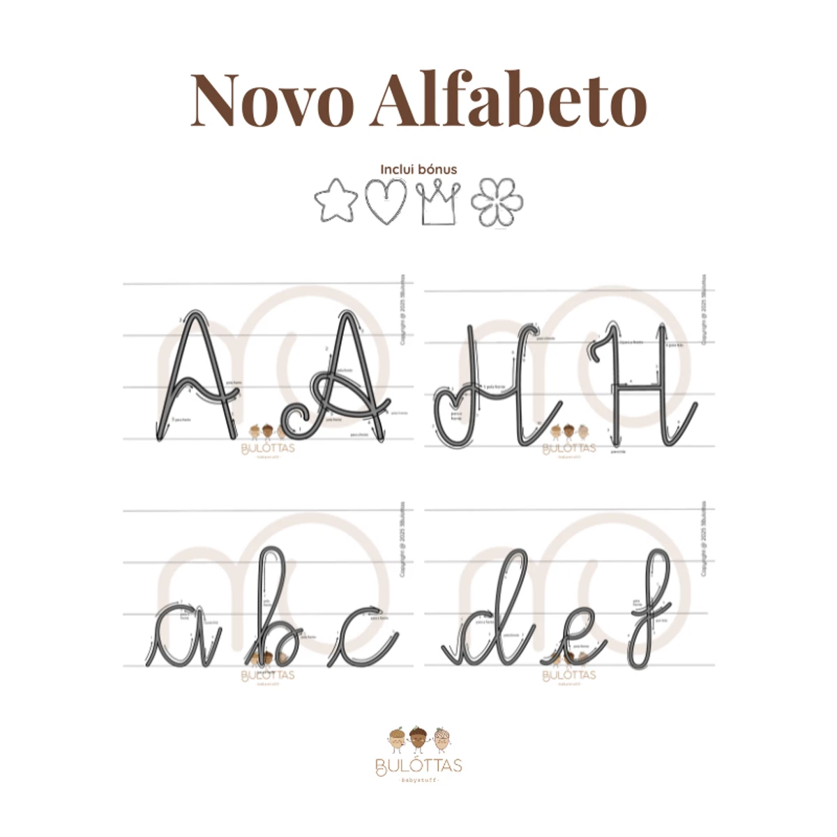 E-book Alfabeto - Tipo letra 2