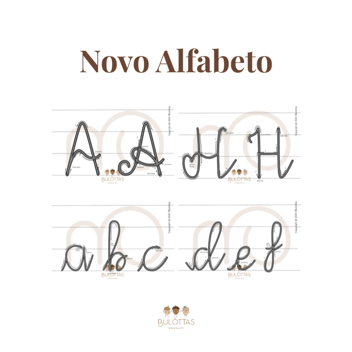 E-book Alfabeto - Tipo letra 2