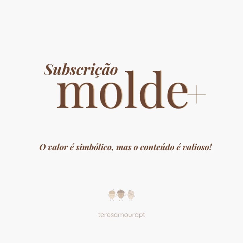 Subscrição - Molde +