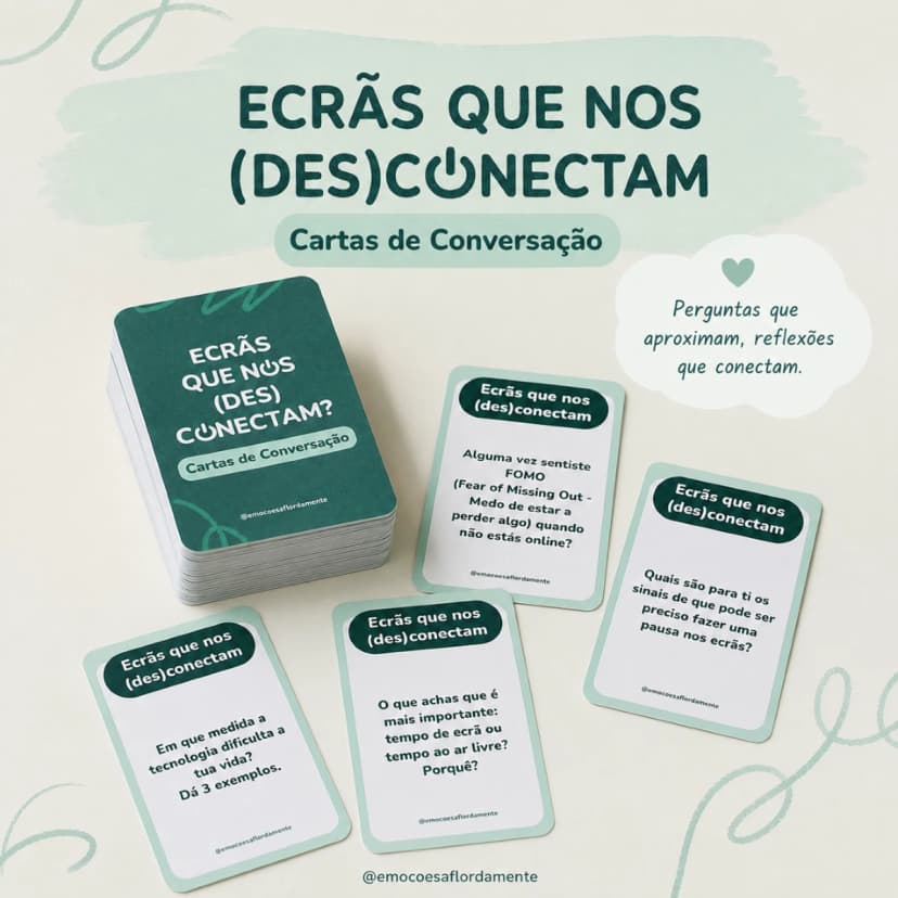 Cartas de Conversação "Ecrãs que nos (des)conectam"