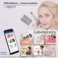 Templates Canva - Cabeleireiro