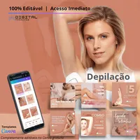 Templates Canva - Depilação
