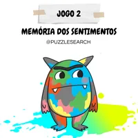 🌈 JOGO 2: Memória dos Sentimentos - Memórias com o Monstro das Cores!