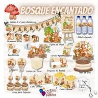 Kit Festa Bosque Encantado