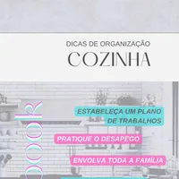 E-book - Dicas de Organização Cozinha