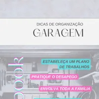 E-book - Dicas de Organização Garagem