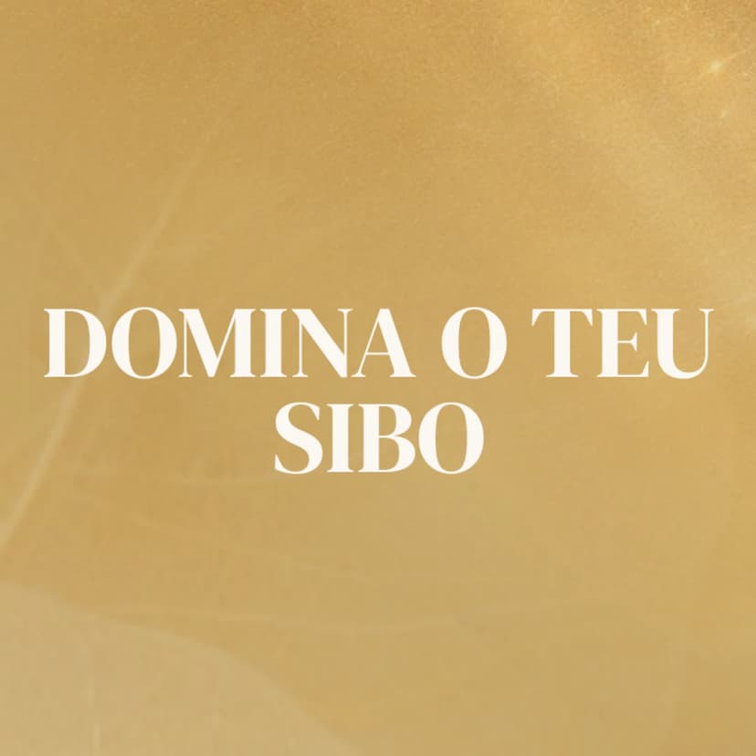 Protocolo Domina o teu SIBO