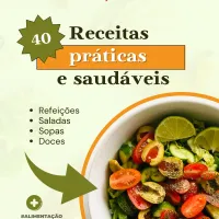lista de 40 receitas saudável para perda de barriga