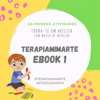 📘✨ EBOOK 1: Torna-te um Artista com Massa de Modelar - Atividades Montessorianas para Crianças 