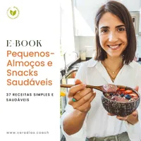 E-book "Pequenos-Almoços e Snacks Saudáveis"